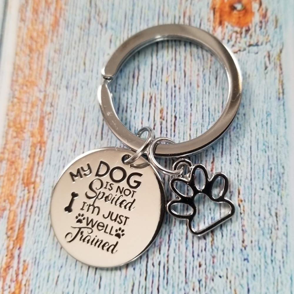 $3 for 20 Spoiled Dog Keychain